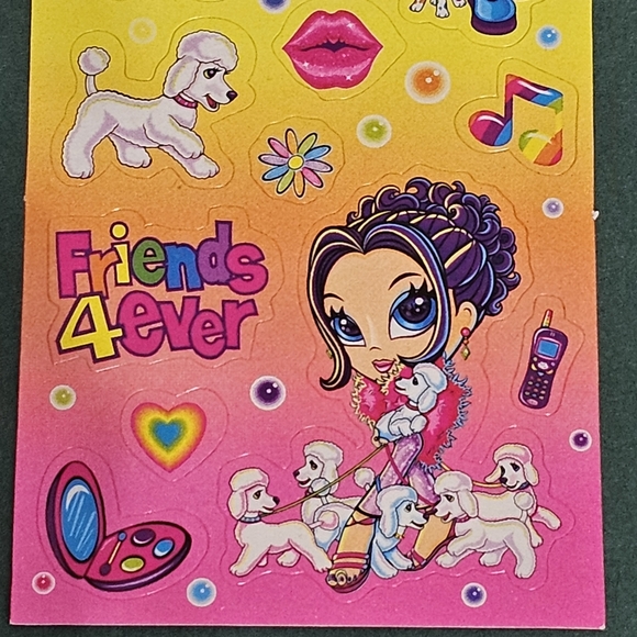 Lisa Frank I Love To Shop Sticker Strip - 23 Stickers - Picture 7 of 9